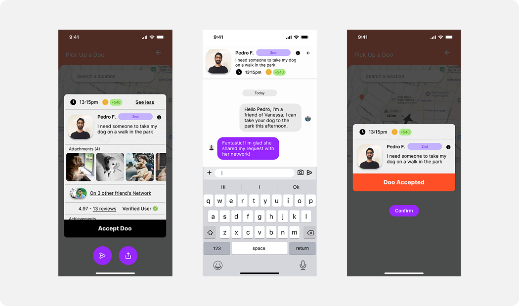 Doo — Chat & Accept