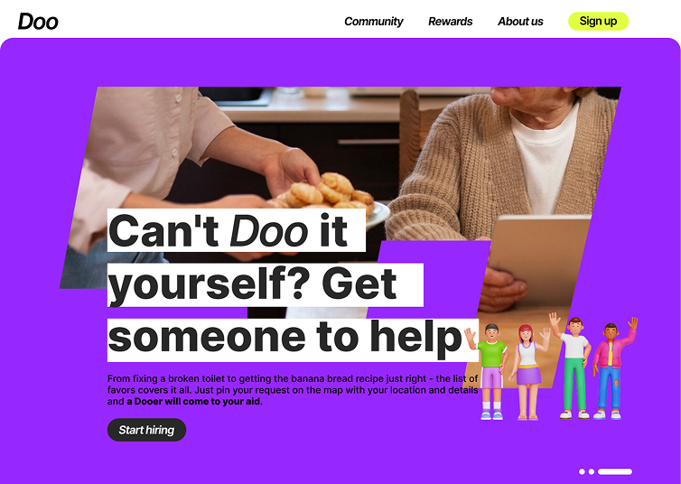 Doo — Landing Purple