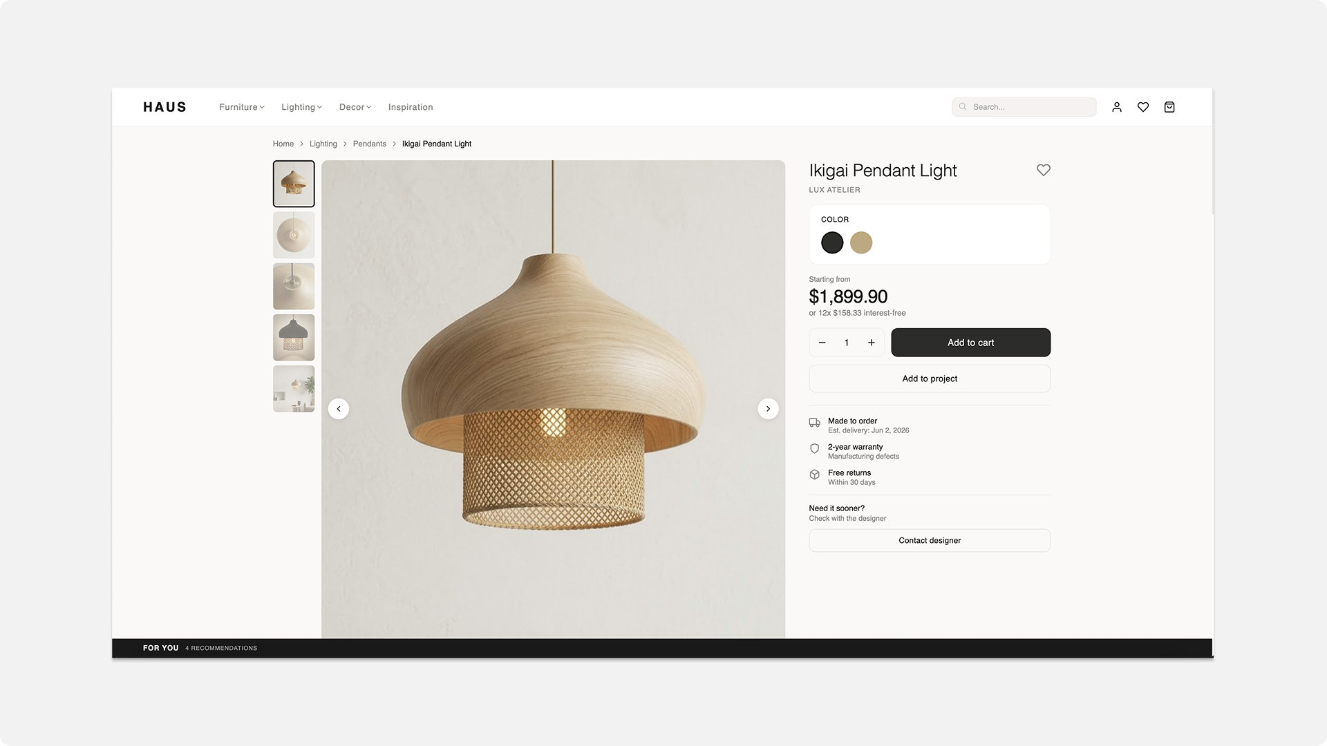 Haus — Saved Pieces